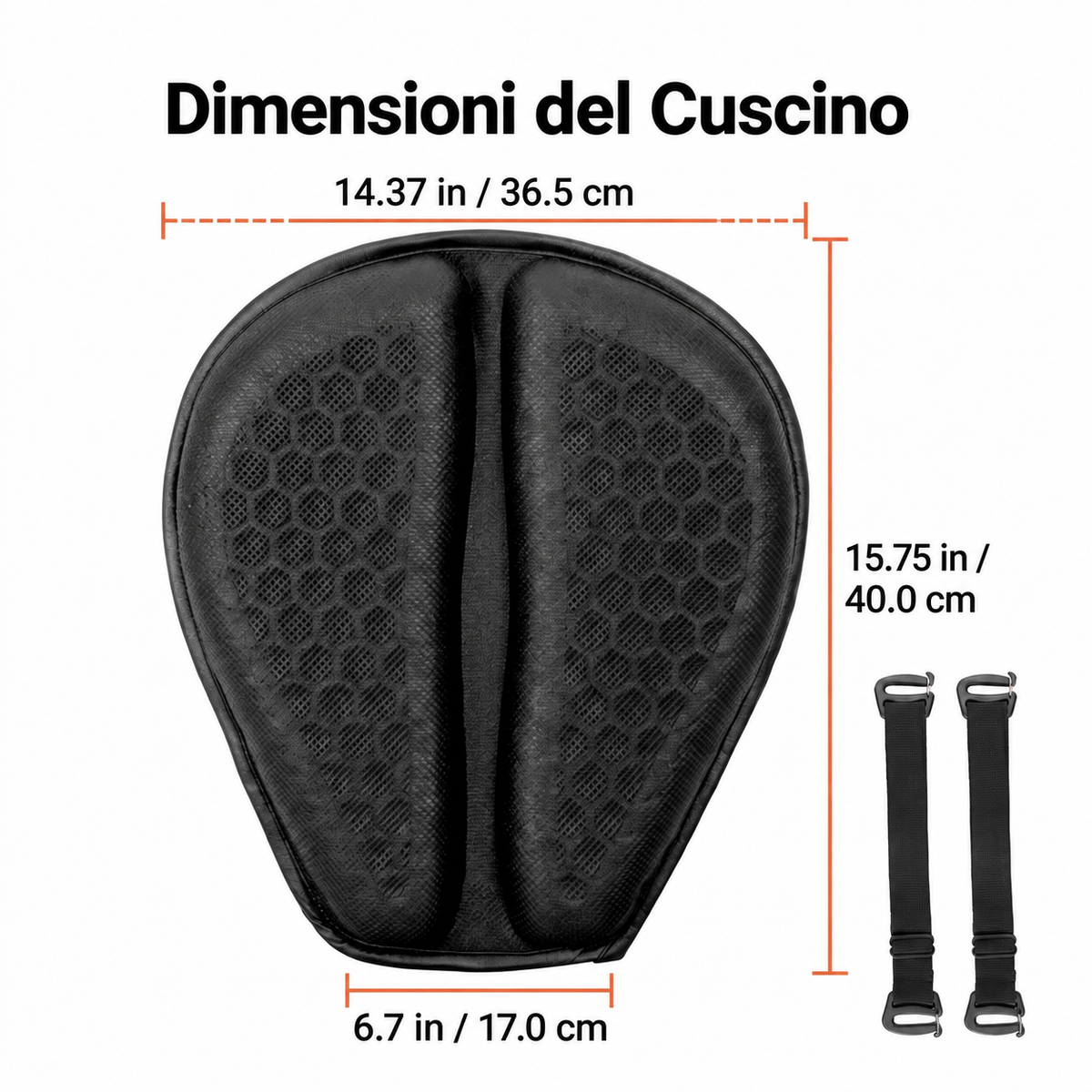 Sella™ — Cuscino in gel per moto