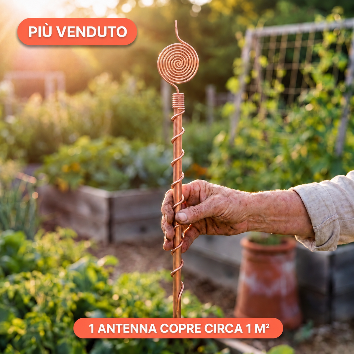 Terranova™ — Antenna in Rame per Elettrocoltura