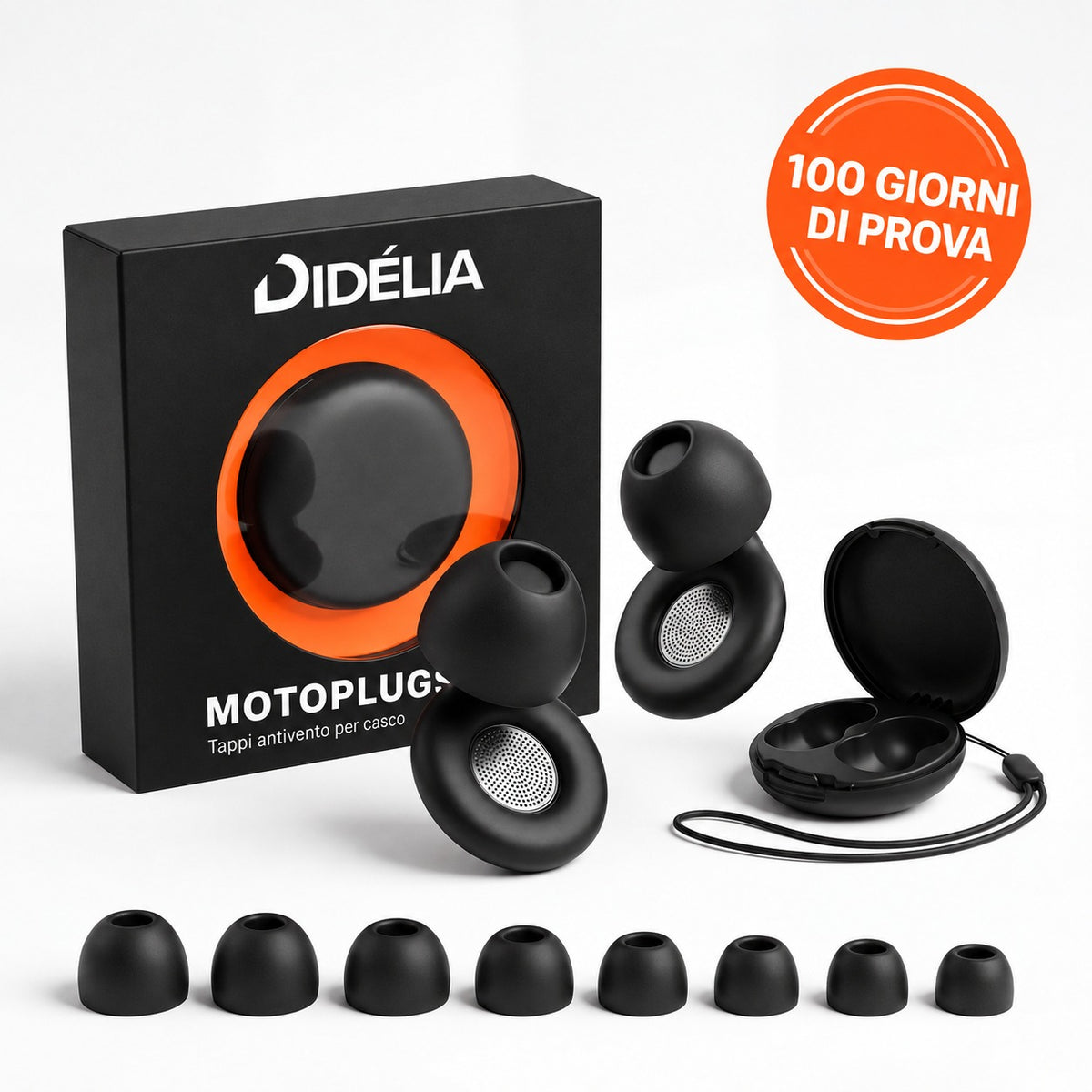 MotoPlugs™ — Tappi antivento per casco