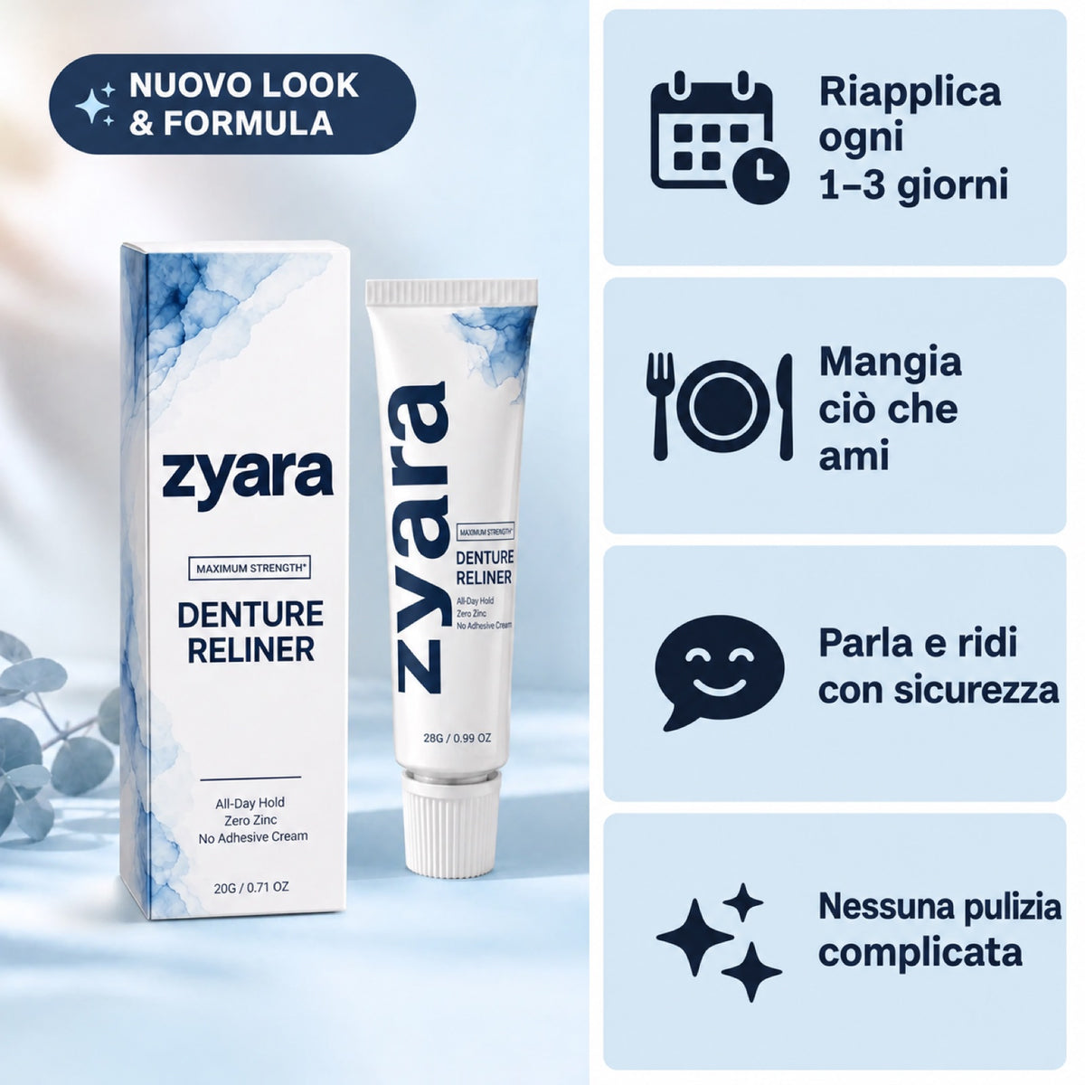 Rifacimento di una protesi dentaria™ — La Dentiera Che Non Scivola Più, Tenuta Tutto il Giorno