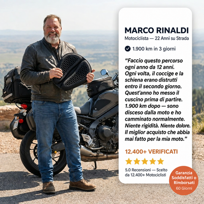 Sella™ — Cuscino in gel per moto