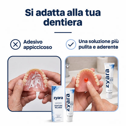 Rifacimento di una protesi dentaria™ — La Dentiera Che Non Scivola Più, Tenuta Tutto il Giorno