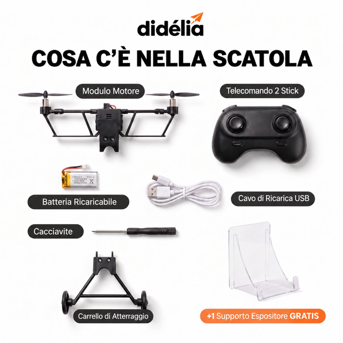 PaperFlight™ — Il Kit per Trasformare un Foglio di Carta in un Aereo Telecomandato
