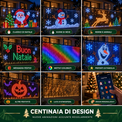 Scintilla™ — La Tenda LED Animata che Trasforma la Tua Casa a Natale