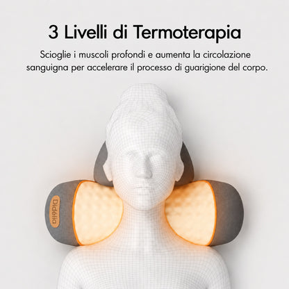Cervano™ — Il Cuscino Cervicale 3 in 1 con Calore e Massaggio