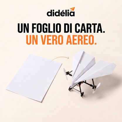 PaperFlight™ — Il Kit per Trasformare un Foglio di Carta in un Aereo Telecomandato