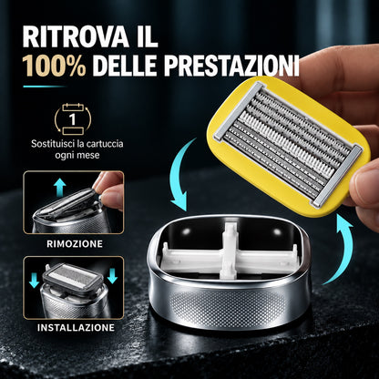 Rasoio per Calvi™ — Rasatura Perfetta della Testa, Senza Tagli né Irritazioni