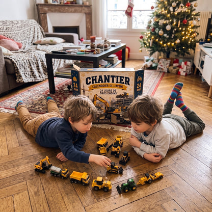 Calendario dell'Avvento con 24 Veicoli in Miniatura™ — 24 Giorni di Sorprese fino a Natale
