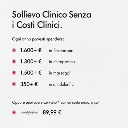 Cervano™ — Il Cuscino Cervicale 3 in 1 con Calore e Massaggio