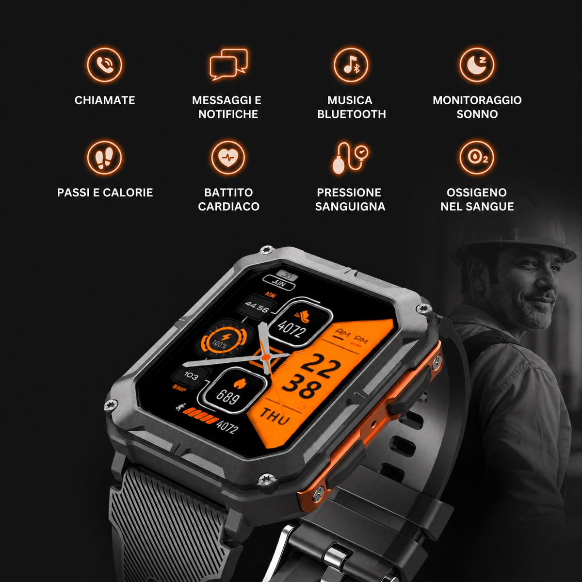 Titanio™ — Lo Smartwatch Indistruttibile