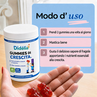 Gummies di Crescita™ — Il Supporto Naturale alla Crescita