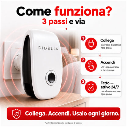 Pulsar™ — Il Repellente a Ultrasuoni Senza Chimica per Tutta la Casa