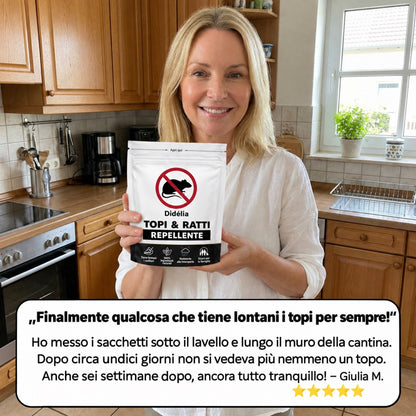Scaccia™ — Il Sacchetto Repellente Naturale contro Topi e Ratti