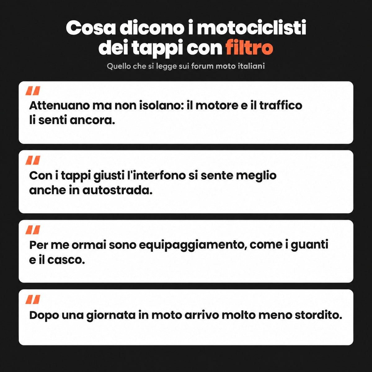 MotoPlugs™ — Tappi antivento per casco