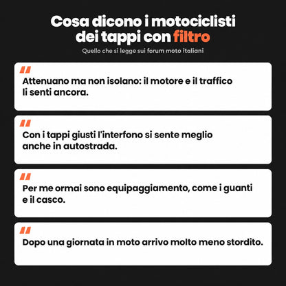 MotoPlugs™ — Tappi antivento per casco