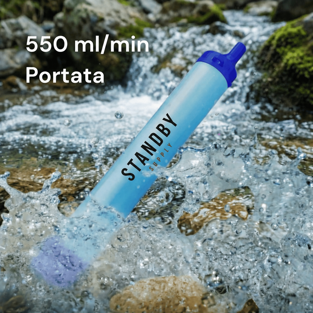AquaPura™ — Cannuccia Filtrante Portatile