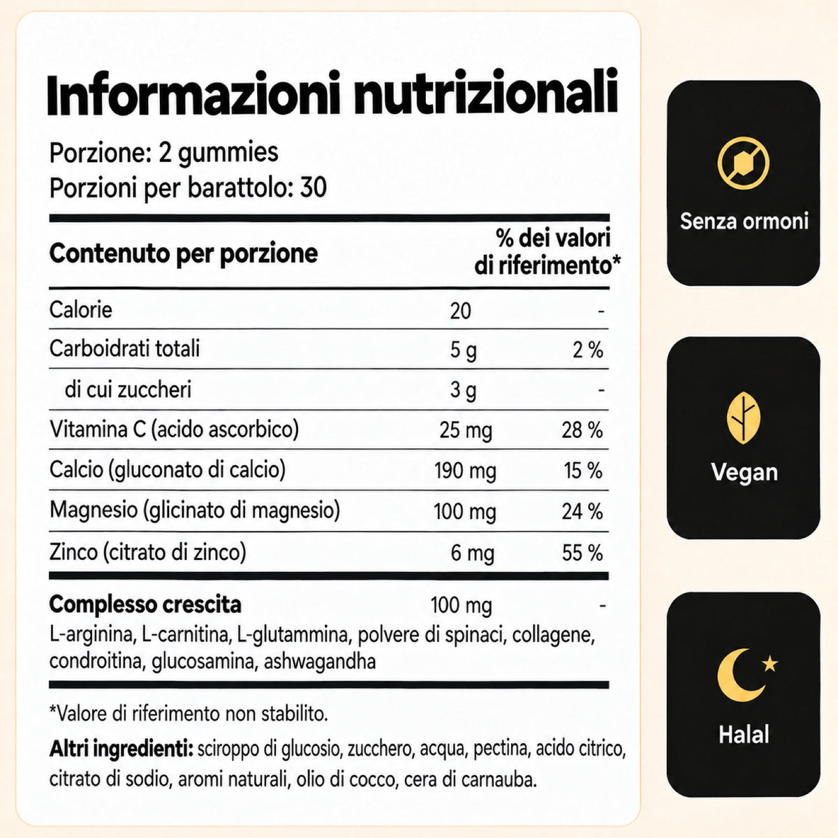 Gummies di Crescita™ — Il Supporto Naturale alla Crescita