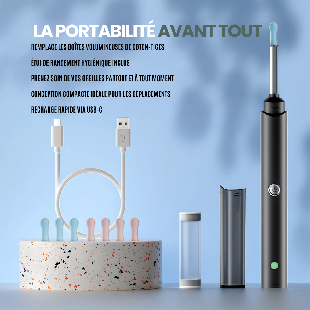 Didélia™ VisioEar : Le Nettoyeur d'Oreilles