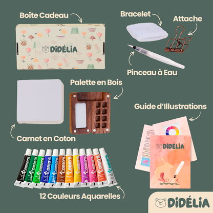 Didelia™ - Kit d'Aquarelle