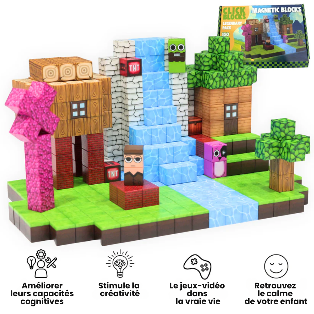 Minecraft™ Blocs Aimants - Créez votre monde