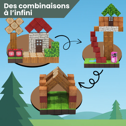 Minecraft™ Blocs Aimants - Créez votre monde