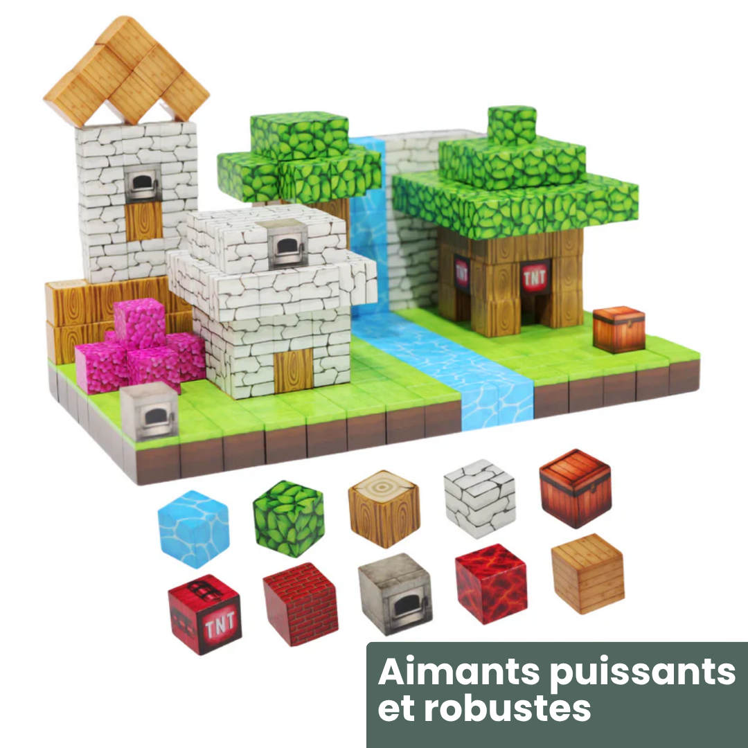 Minecraft™ Blocs Aimants - Créez votre monde