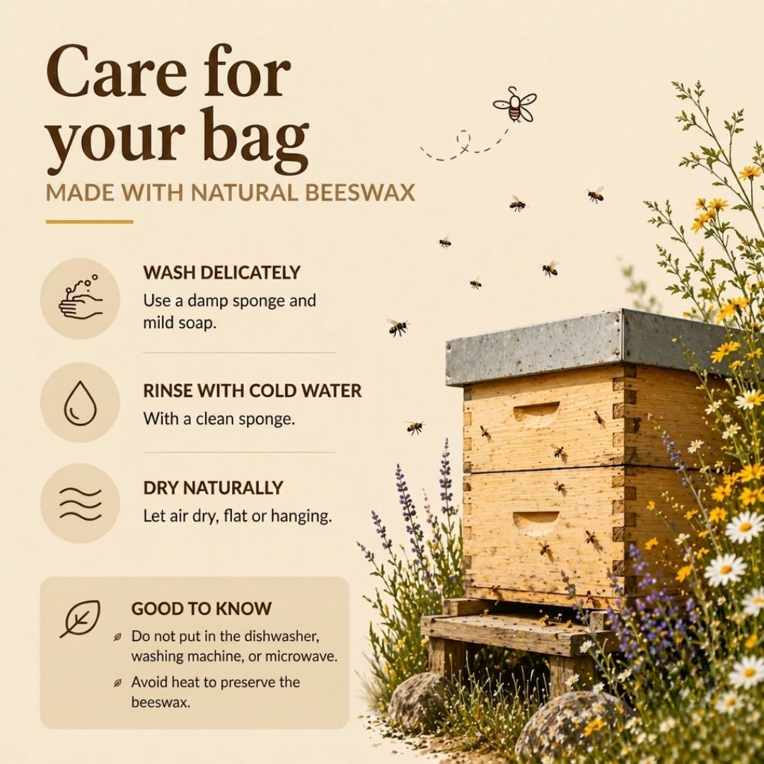 BreadSaver™ - Natural Beeswax Bread Bag