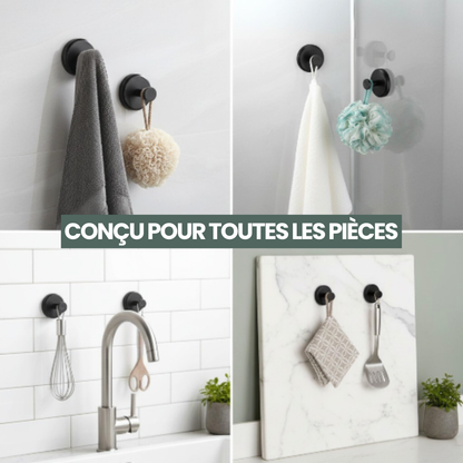 MaxGrip™ - Pack de crochets à ventouse ultra-résistants