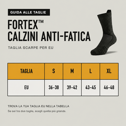 FORTEX™ — Calzini Anti-Fatica