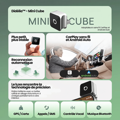 Didélia™ - Mini Cube Carplay & Android Auto