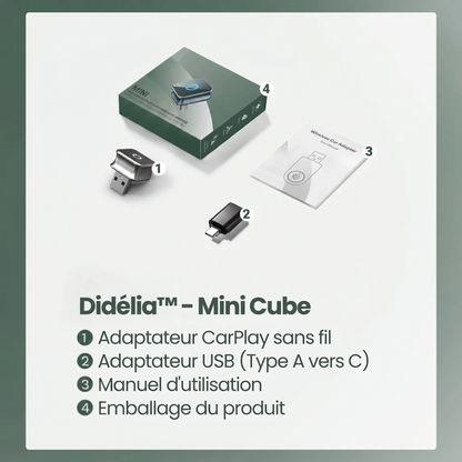 Didélia™ - Mini Cube Carplay & Android Auto