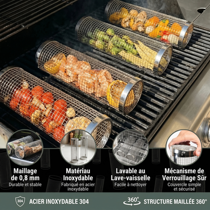 GrillCage™ - Panier à Grillade