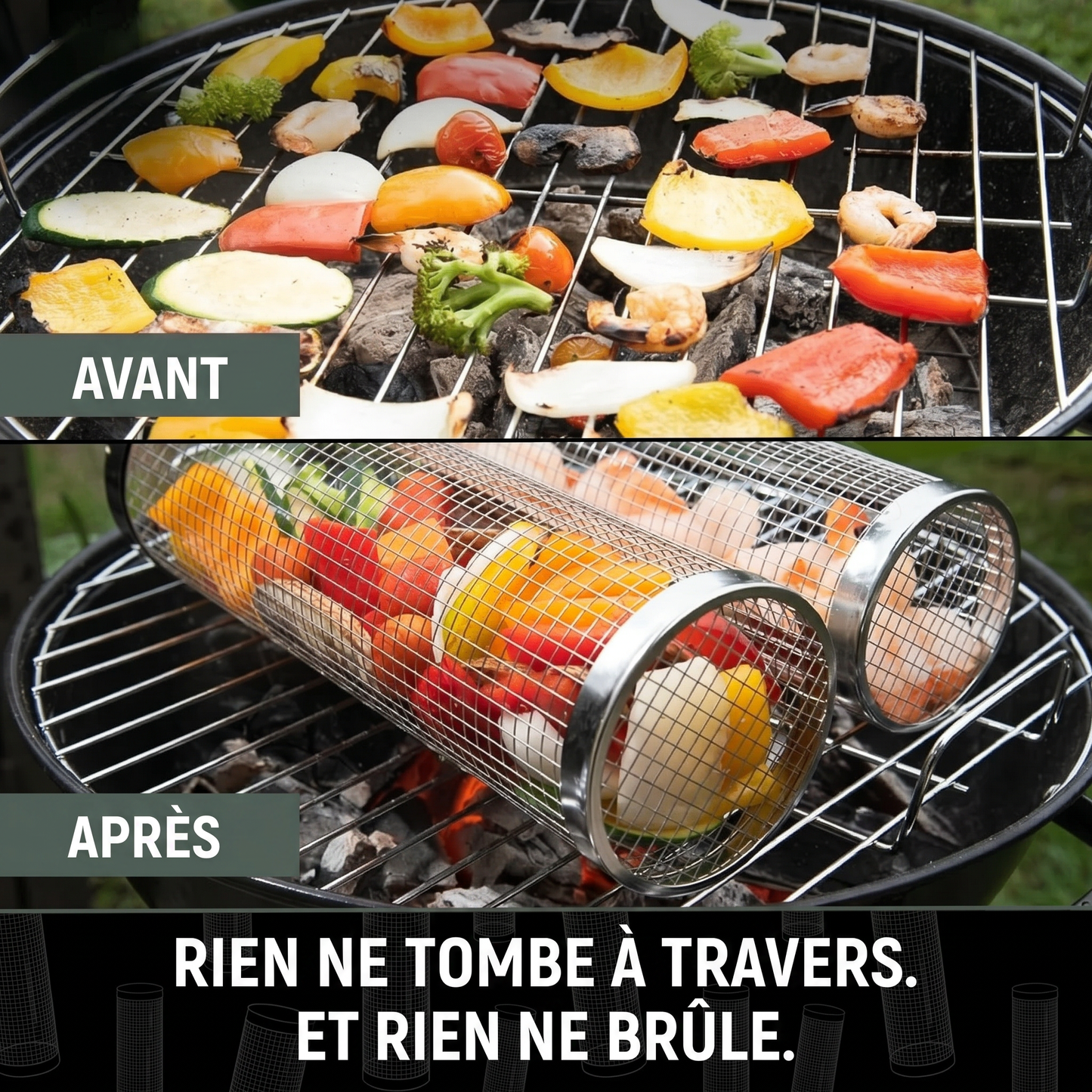 GrillCage™ - Panier à Grillade