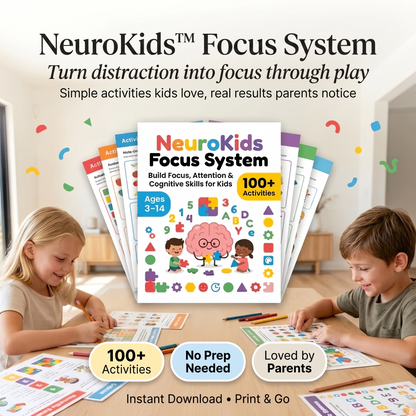 NeuroKids™ +100 Activities to Boost Attention, Focus, and Learning