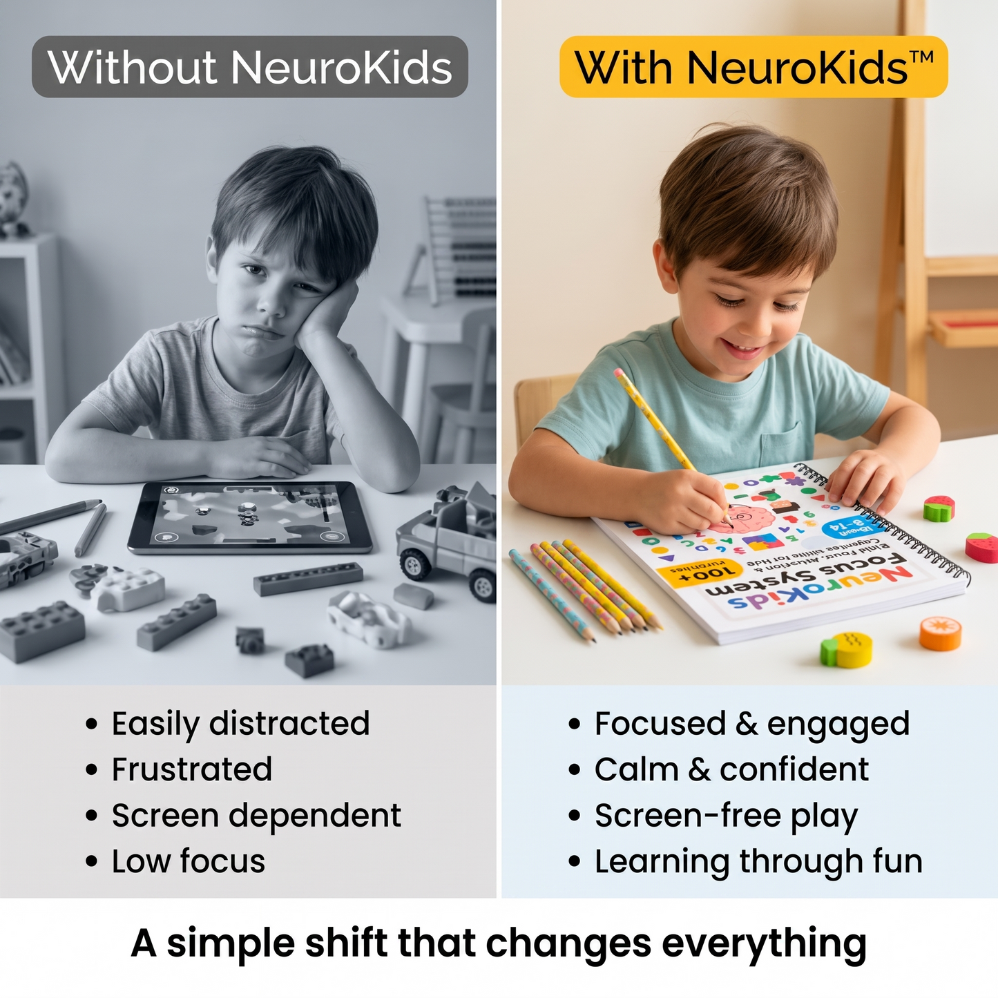 NeuroKids™ +100 Activities to Boost Attention, Focus, and Learning