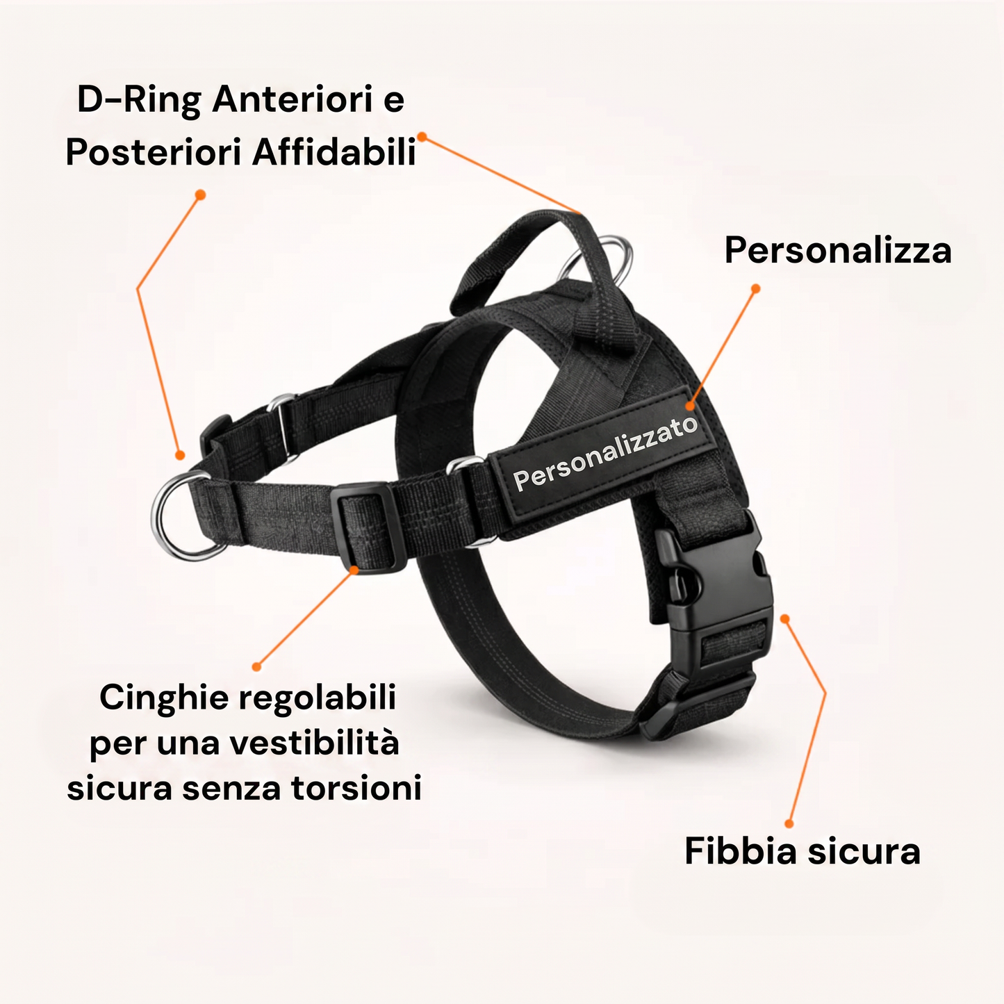 Guidami™ – Pettorina Antitiro per Cani