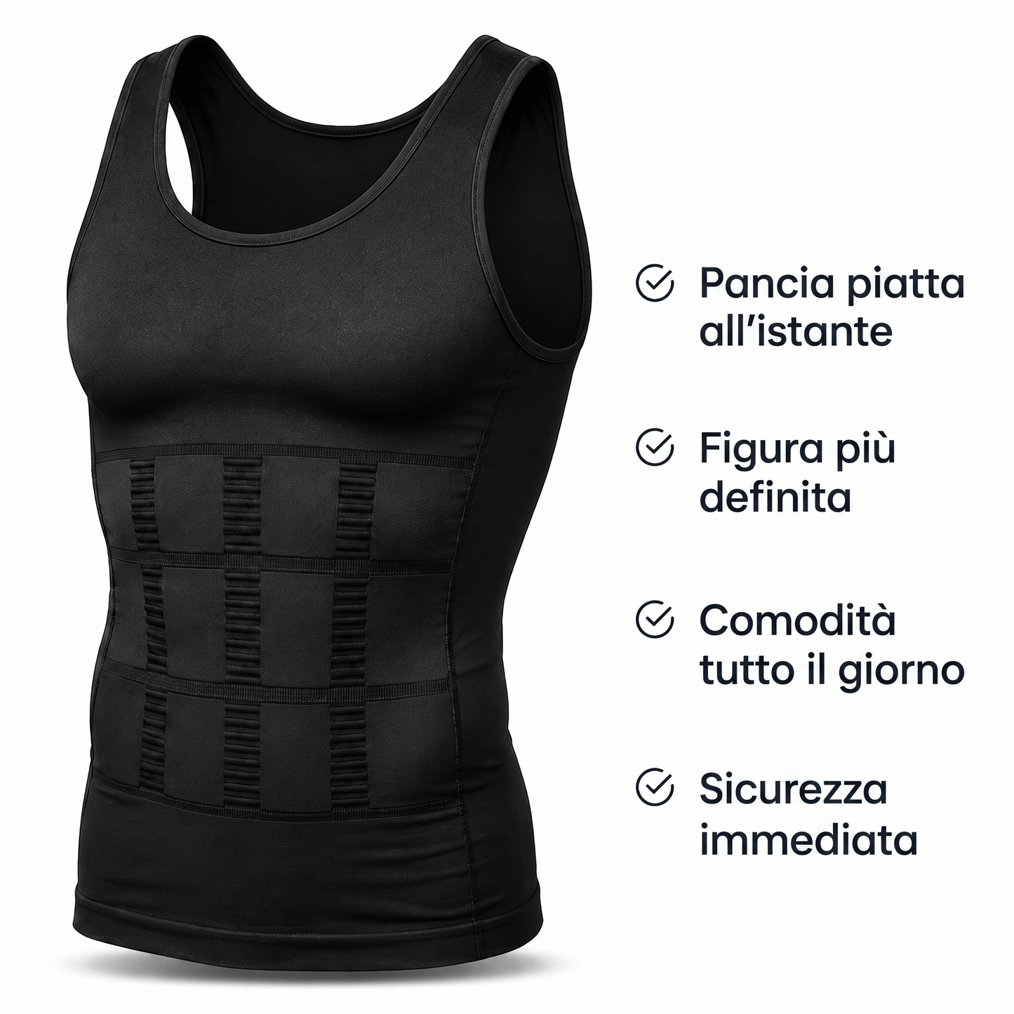 Scolpito™ – Maglia Compressiva Modellante Uomo