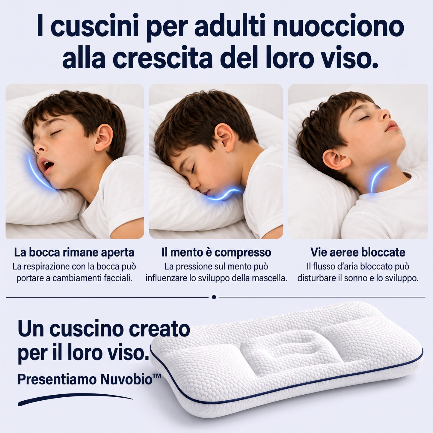 Nuvobio™ - Cuscino Sagomato per Bambini