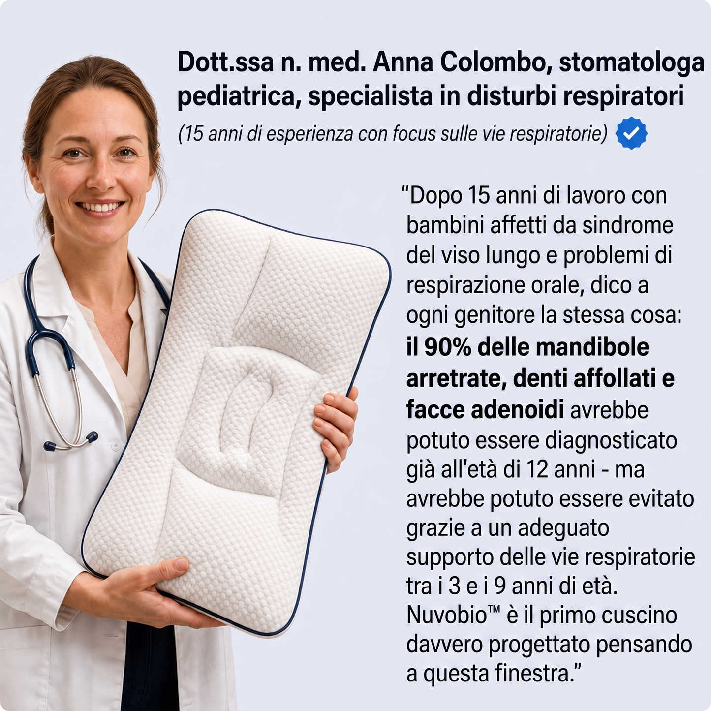 Nuvobio™ - Cuscino Sagomato per Bambini