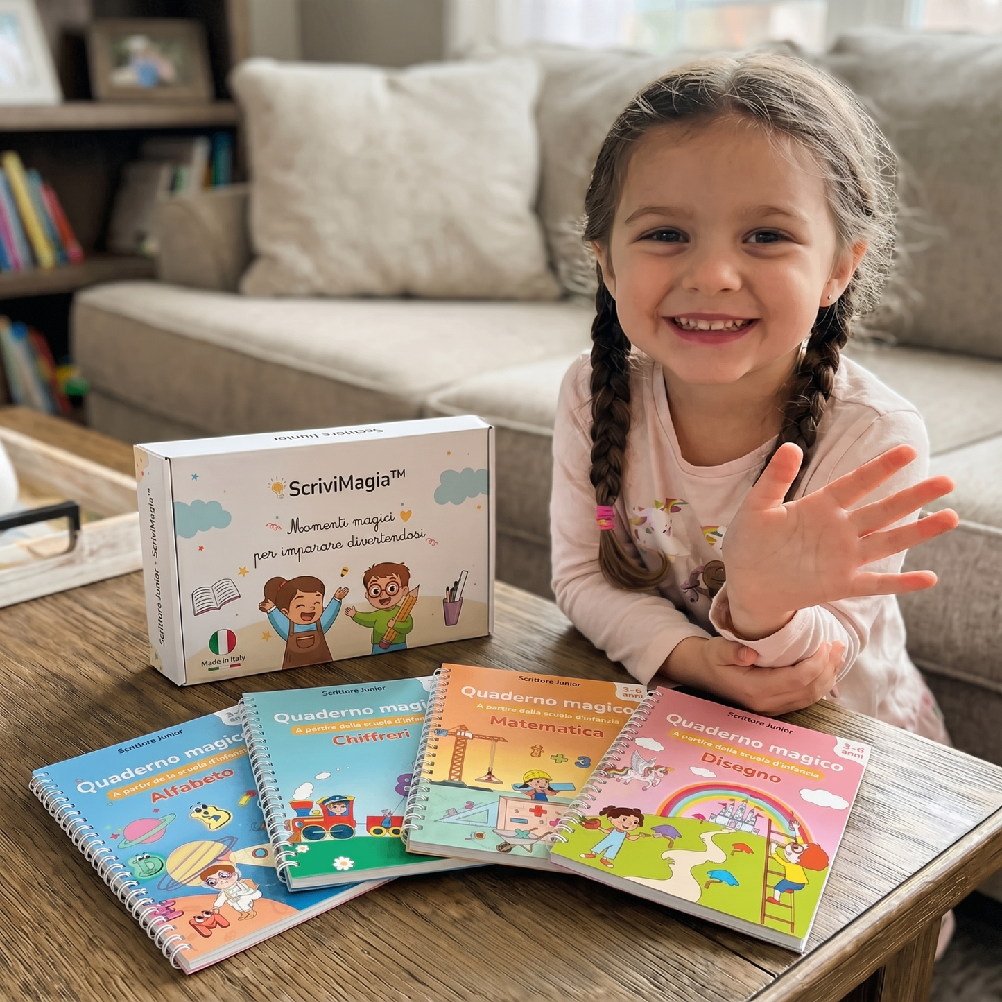 ScriviMagia™ – Quaderni Magici Riutilizzabili per Bambini