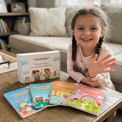 ScriviMagia™ – Quaderni Magici Riutilizzabili per Bambini