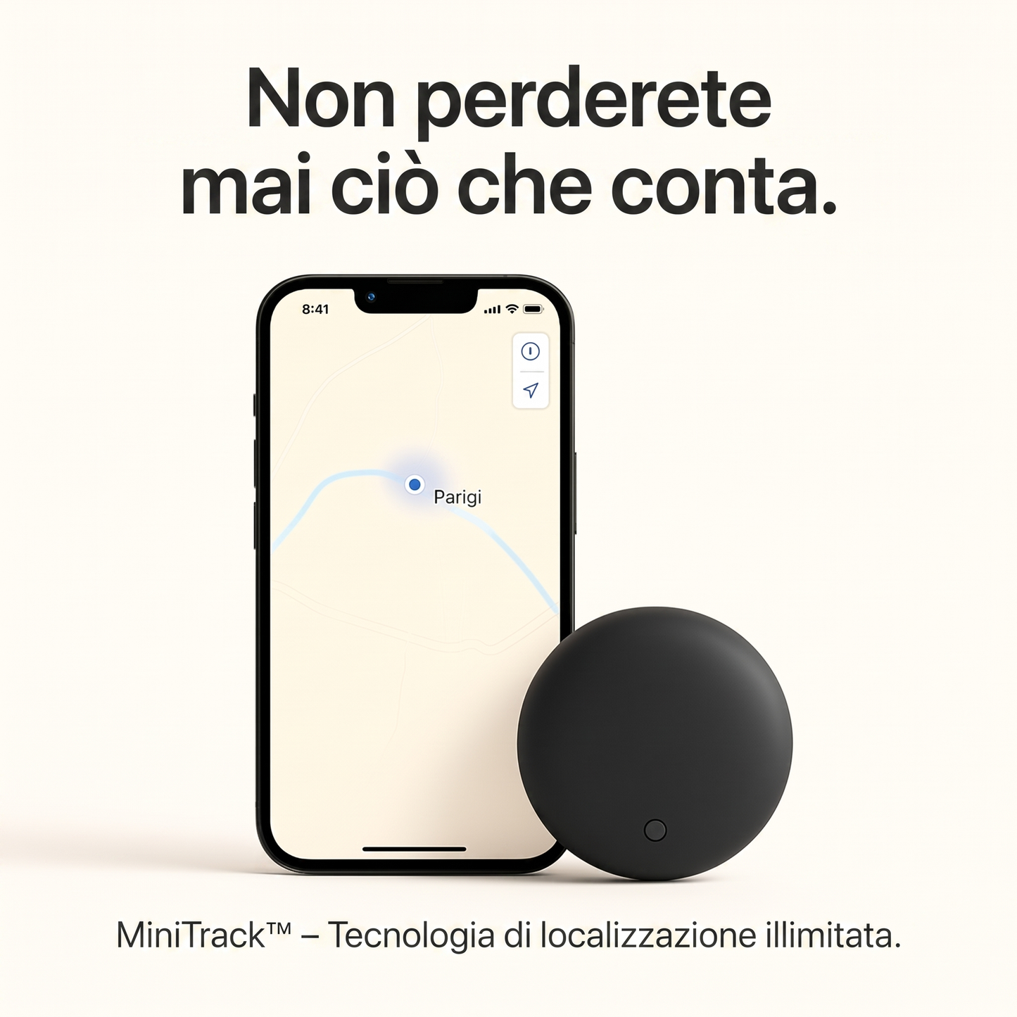 MiniTrack™ – Mini Localizzatore GPS Intelligente