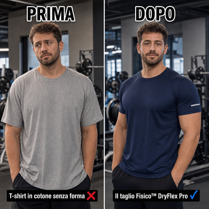 Fisico™ – Maglietta Sportiva Effetto Muscolare